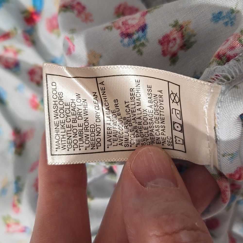 Betsey Johnson Floral Smocked Mini Dress - Picture 8 of 8